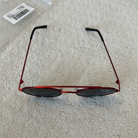 A.J. Morgan Ray Gun Round Lens Sunglasses Red - Picture 7 of 11